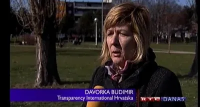 TIC in Nova TV and RTL TV Daily News about the case of referral of employees of Croatian Health Insurance Fund (CHIF) on a specialist study of Health Management