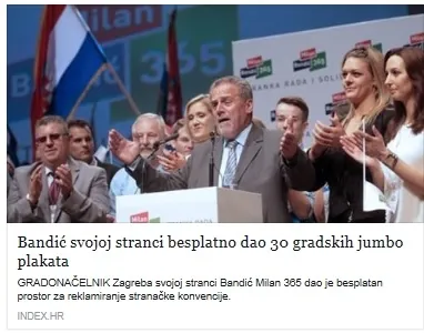 30 jumbo plakata bez naknade nije protuzakonito, ali nije pošteno