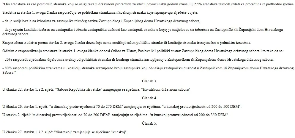 Formula za izračun – zamjenjuje se riječima u kunskoj portuvrijednosti DEM