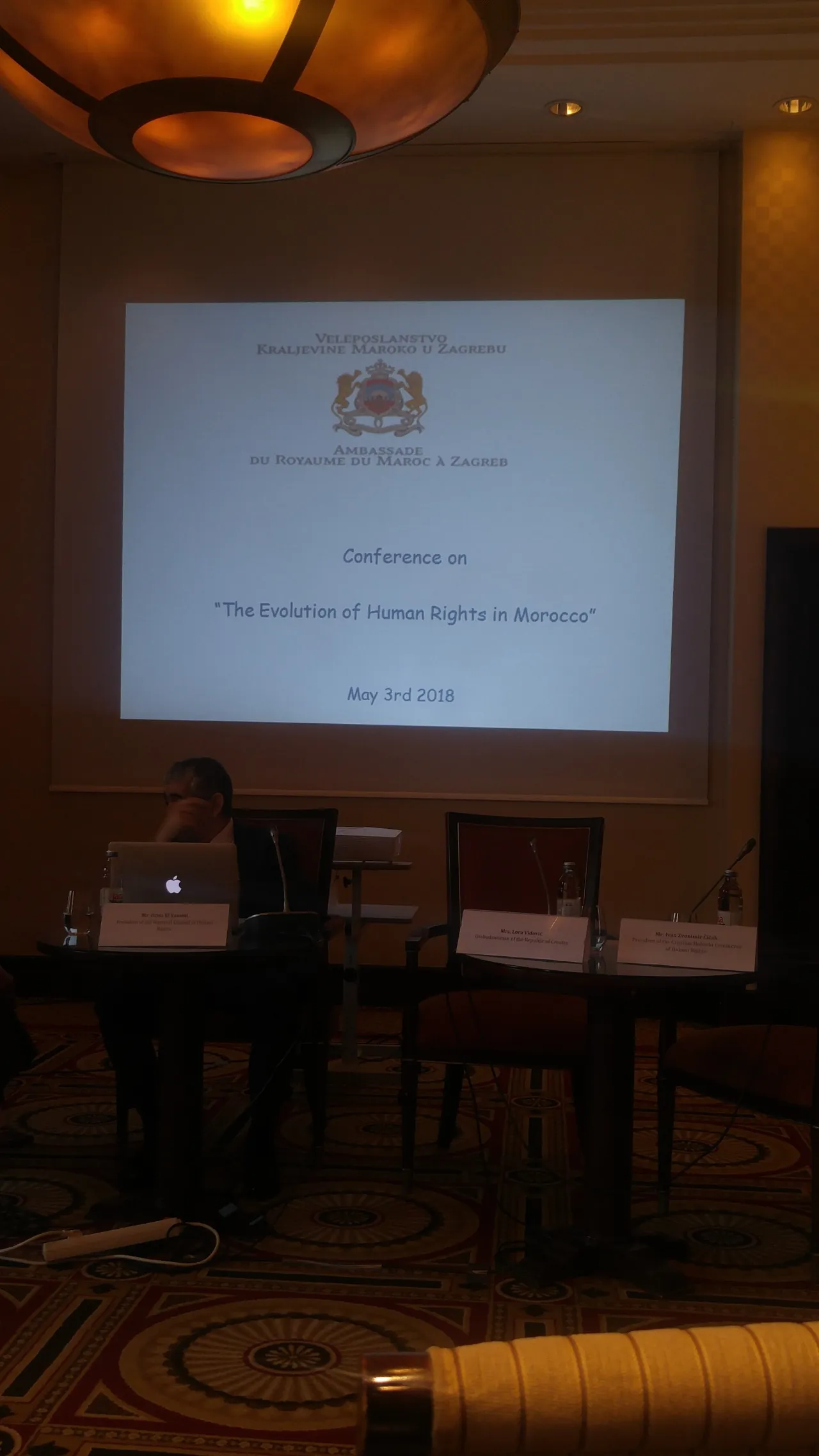 Konferencija o ljudskiom pravima u Maroku – Zagreb 3.5.2018.