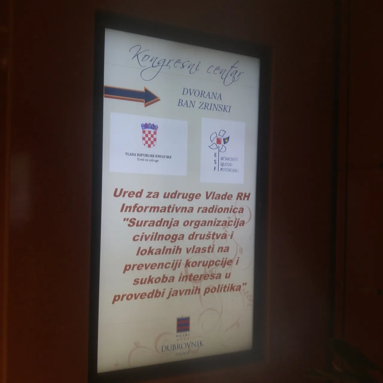 Iz ESI fondova 85. milijuna kuna za prevenciju korupcije u provedbi javnih politika na lokalnim razinama