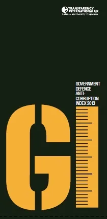 Antikorupcijski indeks obrambenog sektora 2013