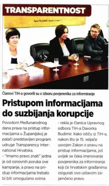 Predstavljanje programa Imamo pravo znati 2013.